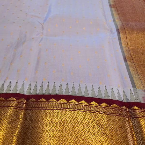 purekanjeepuram saree.Templeborder saree