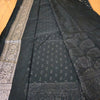 banarasi mix with georgetsaree,back saree