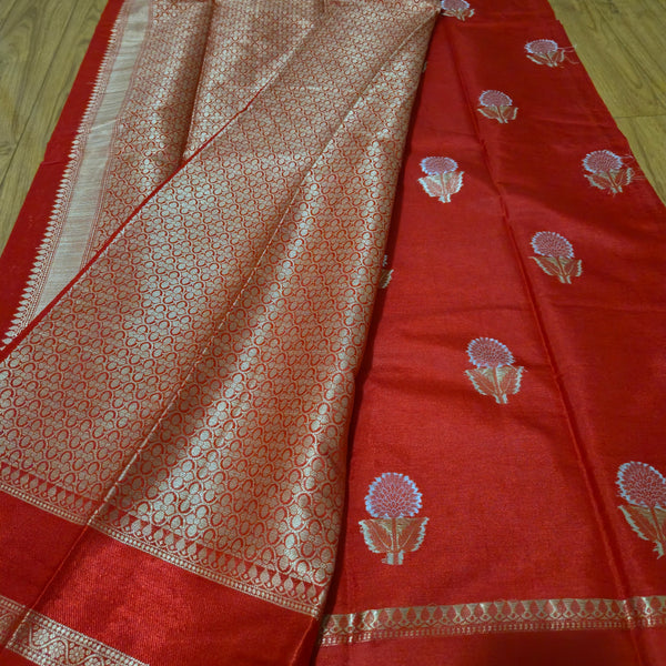 Banarasi mix crape saree