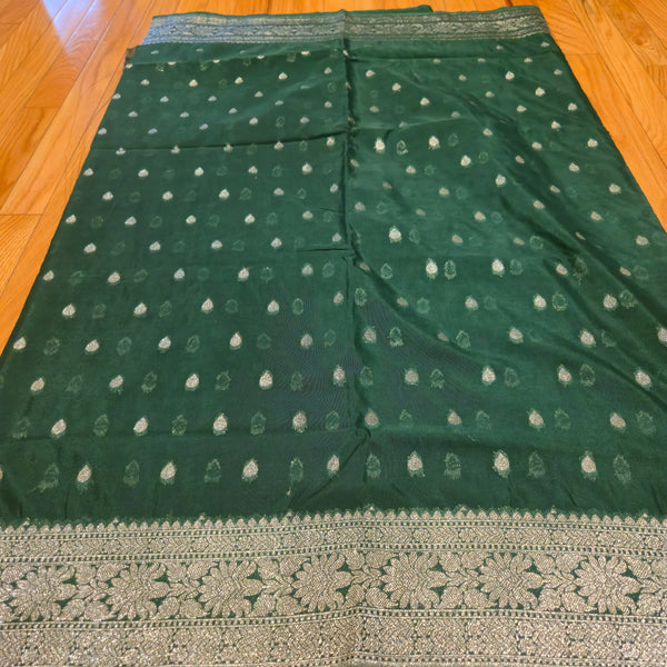 banarasi semi silk saree