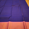 Premium Kanji Silk - Royal Blue & Pink