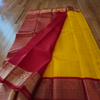 Pure Kanjivaram Silk Saree – Radiant Yellow Delight