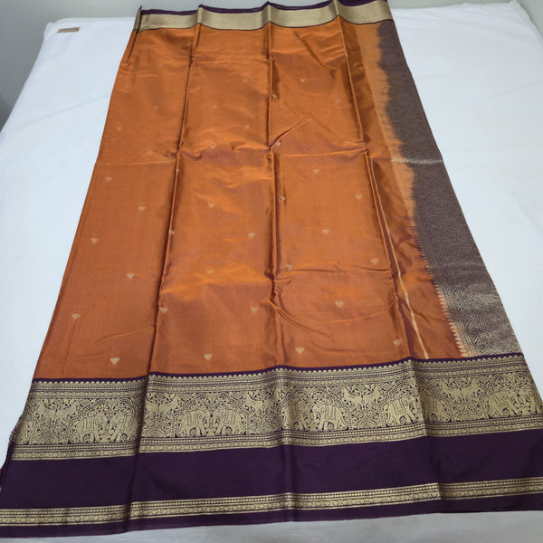 semi kanchipuram silk sareecode A1008