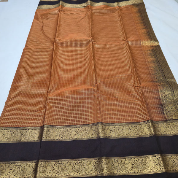 semi kanchipuram silk sareecode A1009