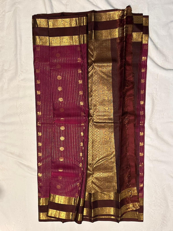 Pure Kanchipuram Saree Code A1018